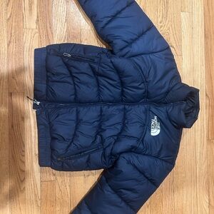 The North Face Kids Dark Blue Puffer Jacket